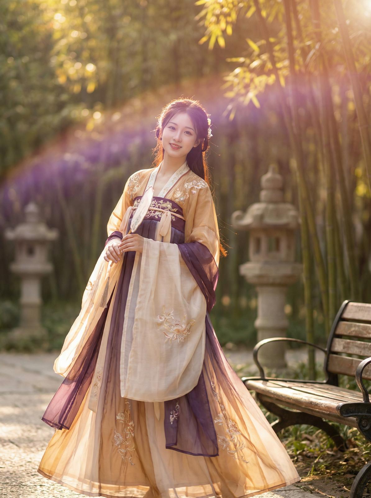 裸舞古风汉服传媒拍摄